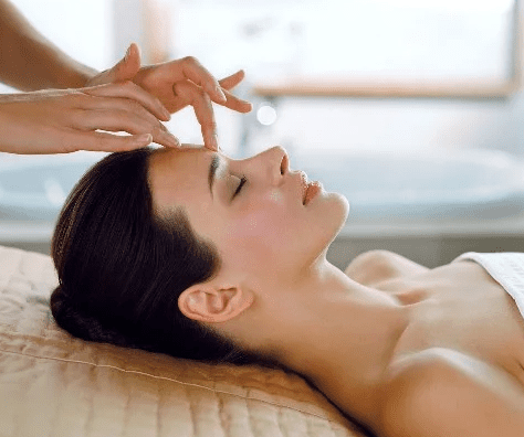 Toque para relaxamento